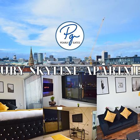 Penthouse - Amazing City Skyline Views - Balcony - Free Extra 2 Hours - Free Parking - Utilita Arena - Bullring Shopping - New St Station- Super King Size Bed Birmingham Ngoại thất bức ảnh